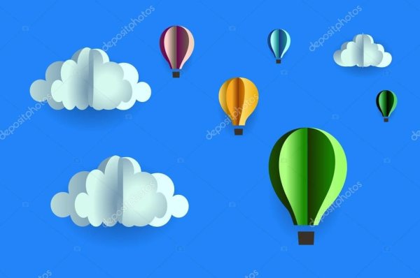 Аппликация воздушный шар в подготовительной группе