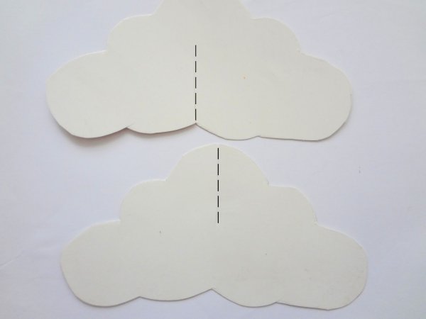 Облачко из картона