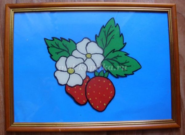 Лепка на стекле пластилином