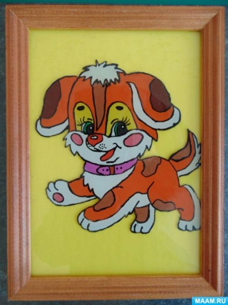 Рисование пластилином на стекле