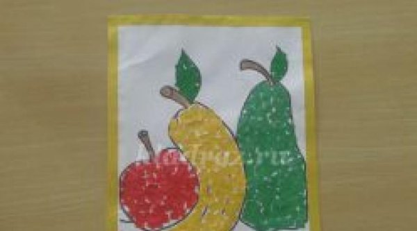 Поделка фрукты для детей 2-3 лет