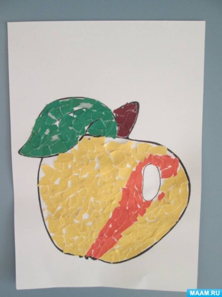 Аппликация фрукты
