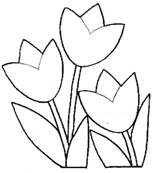 Заготовки цветов для аппликации