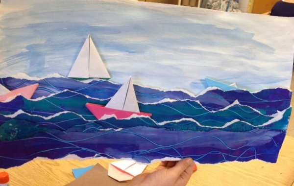 Аппликация море