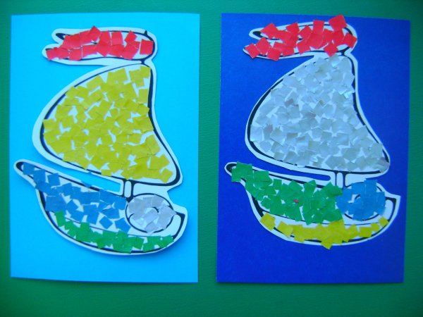 Аппликация на тему вода