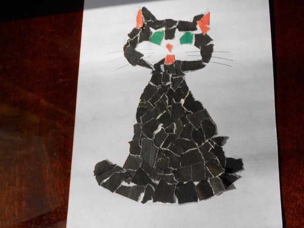 Поделка кошка