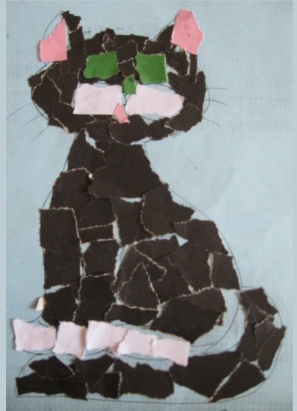 Рваная аппликация