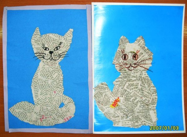 Интересные техники аппликации для детей