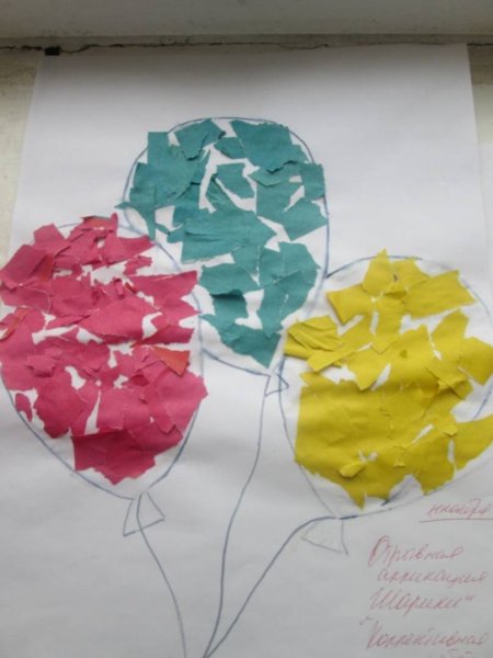 Поделки из рваной бумаги
