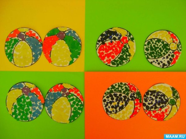 Аппликация в средней группе