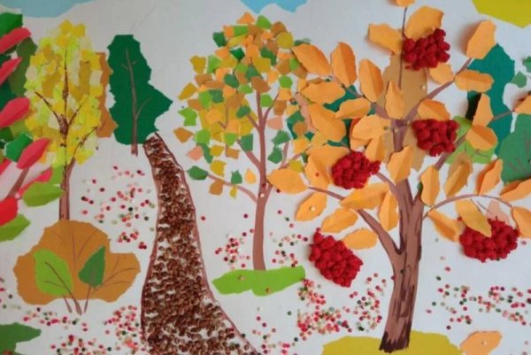 Аппликация осень