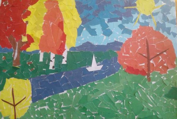 Отрывная аппликация