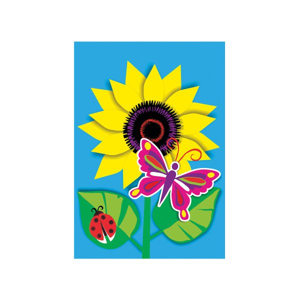 Аппликация подсолнух