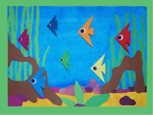 Аппликация на тему рыбы