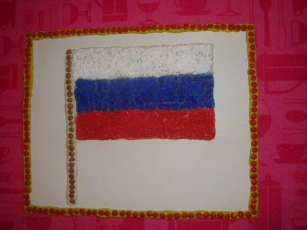 Аппликация на тему Россия