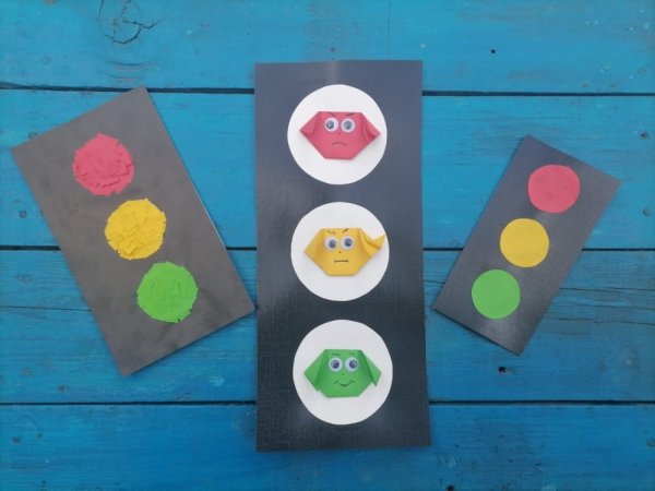 Аппликация светофор