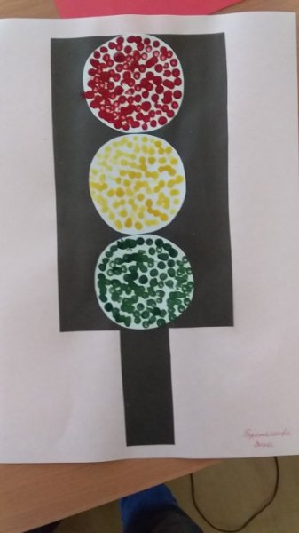 Светофор рисование в ср гр