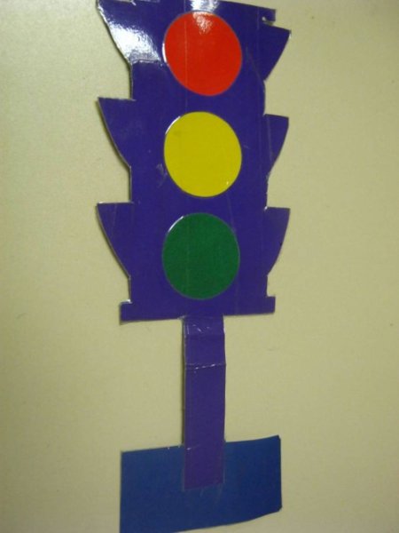 Макет светофора для детей