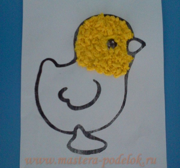 Аппликация нитками