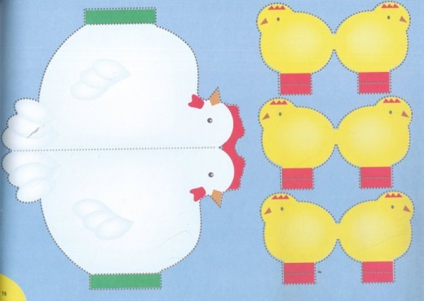 Поделка цыпленок