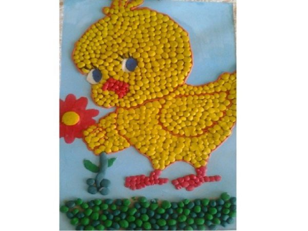 Цыпленок из крупы