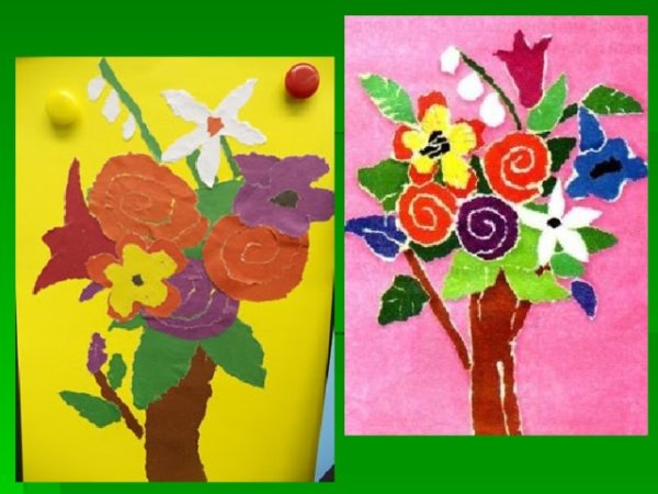 Аппликация (прием обрывания