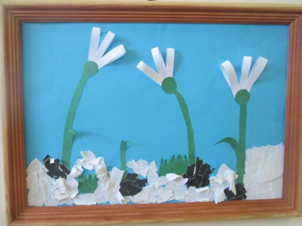 Весенняя аппликация