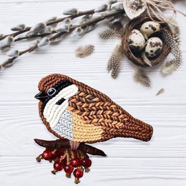 Поделка Воробей