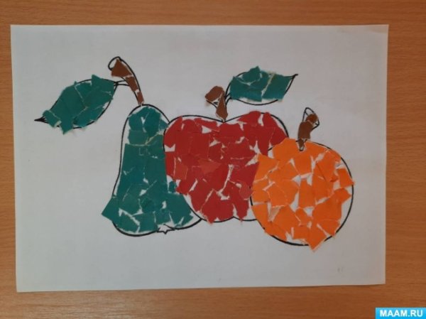 Натюрморт аппликация