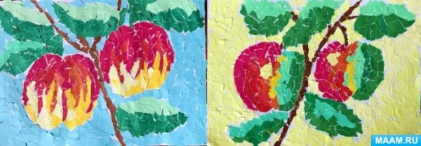 Обрывная аппликация в старшем дошкольном возрасте