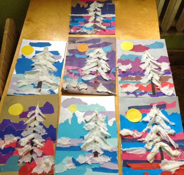 Аппликация в старшей группе