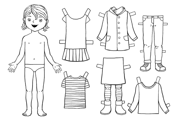 Одень девочку и мальчика