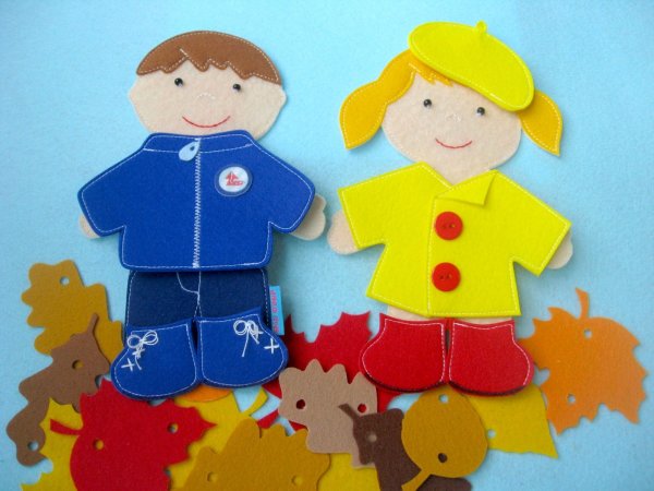 Аппликация из фетра для детей