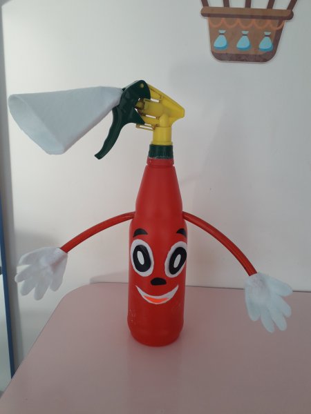 Огнетушитель поделка в садик