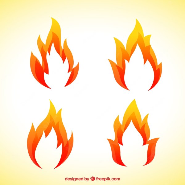 Пламя макет