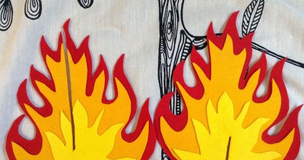 Макет костра