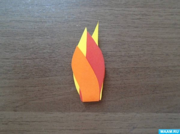 Аппликация вечный огонь