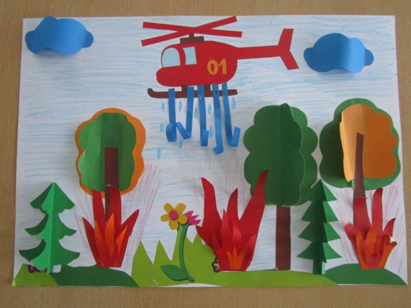 Поделки на противопожарную тему