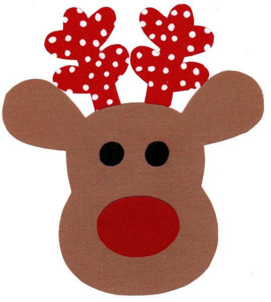 Мордочка оленя из фетра