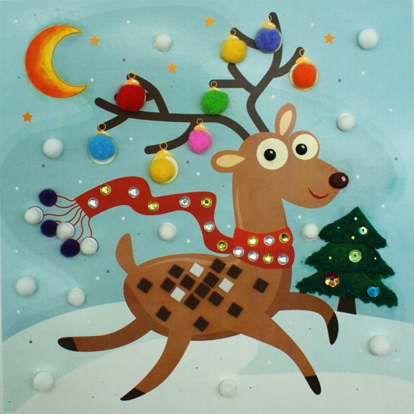 Новогодний олень