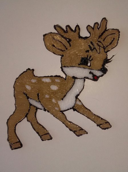 Олененок поделка