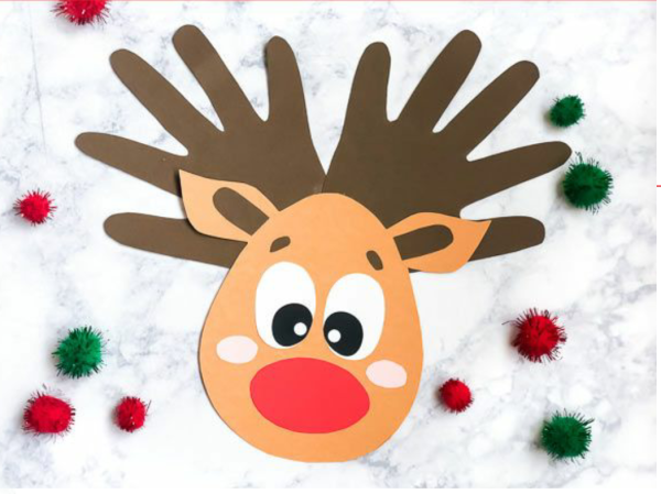 Аппликация из ладони