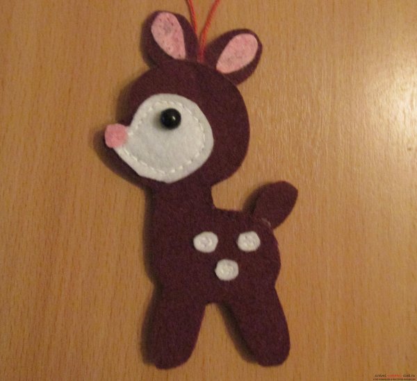Олень фетр