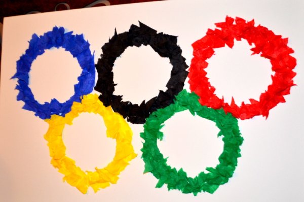 Поделка Олимпийские кольца