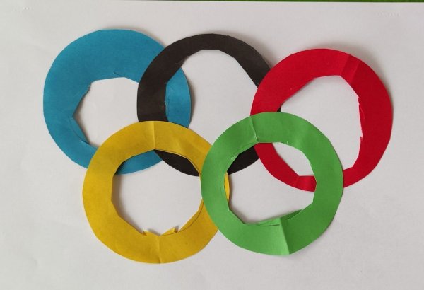 Поделка Олимпийские кольца