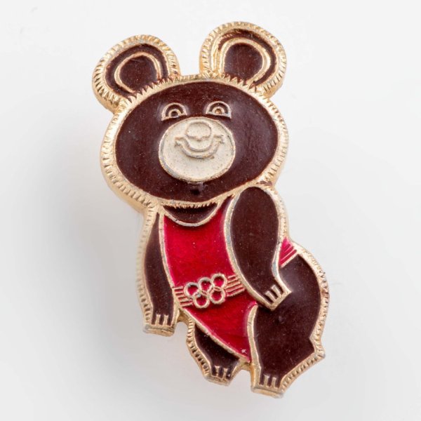 Значок Олимпийский мишка