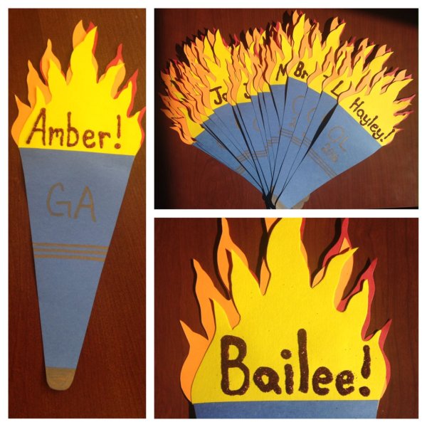 Факел олимпиады аппликация