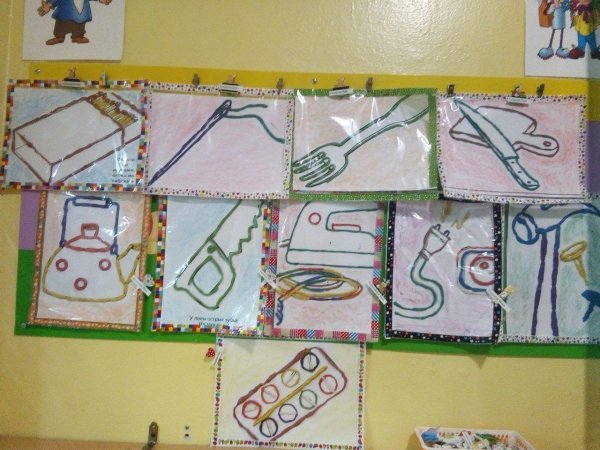 Рисование опасные предметы в старшей группе