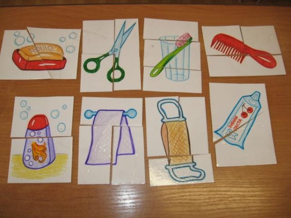 Рисование предметы гигиены