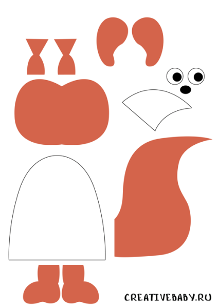 Аппликация по шаблону